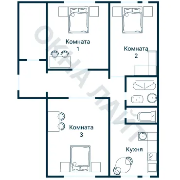 Планировка 3667