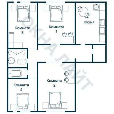 Планировка 3683