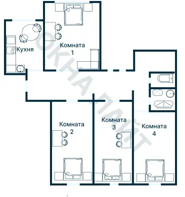 Планировка 3744