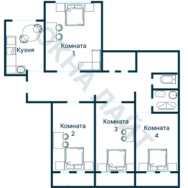 Планировка 3745