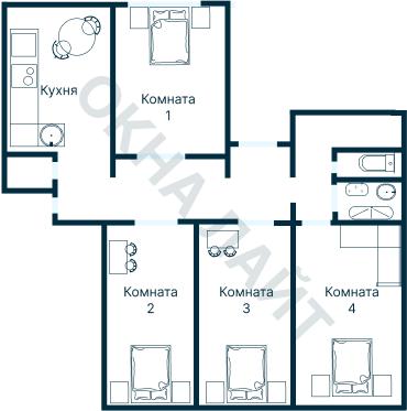 Планировка 3952