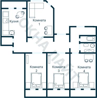 Планировка 3957