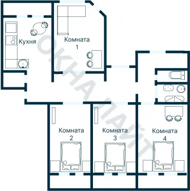 Планировка 3957