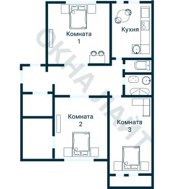 Планировка 3807
