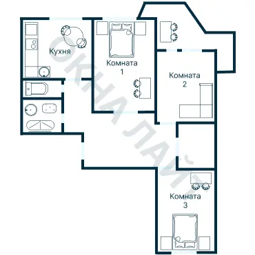 Планировка 3981