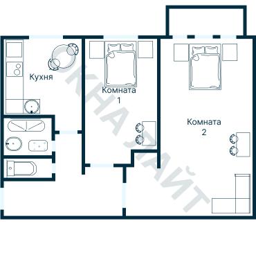 Планировка 4077