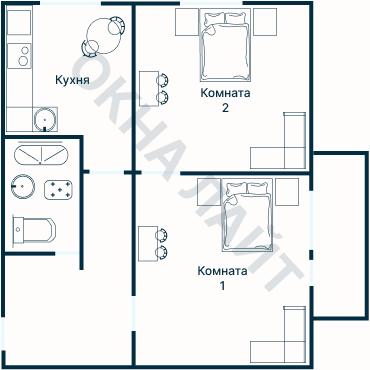 Планировка 1580