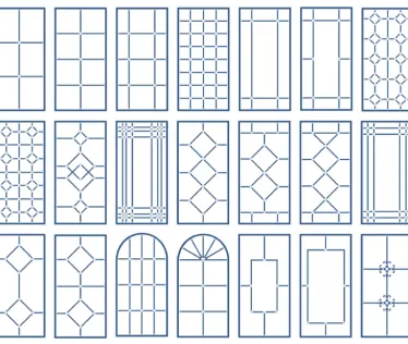 декоративная раскладка для окна