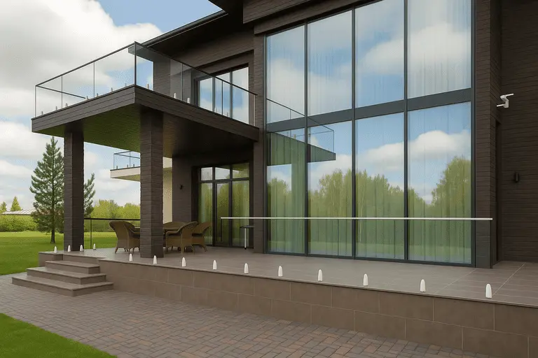 Алюминиевое панорамное остекление