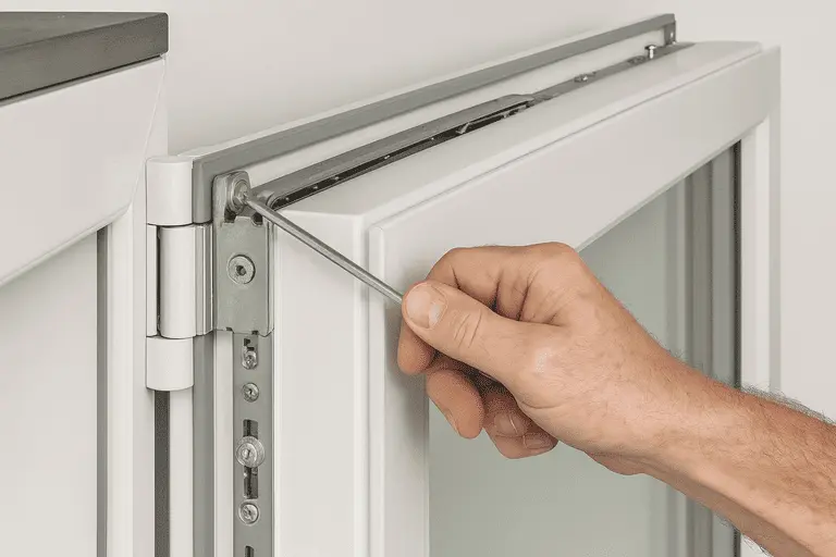 Что делать, если пластиковое окно просело, и как вернуть створку на место?