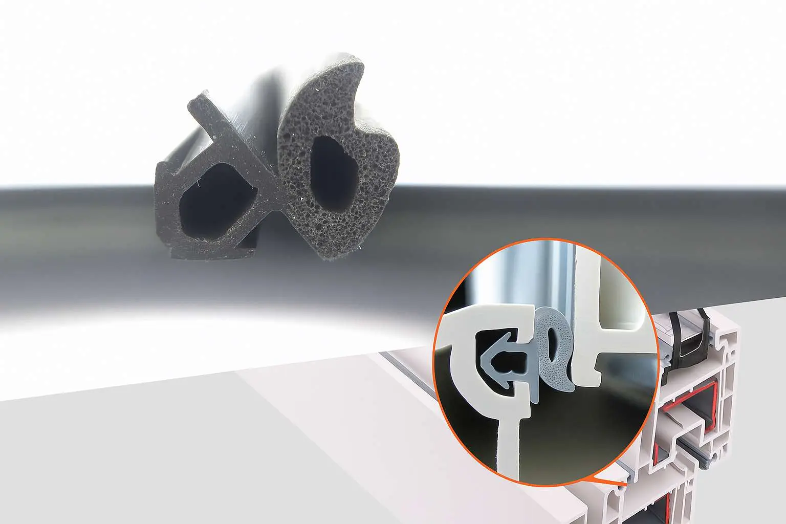 схема установки оконного уплотнителя рехау