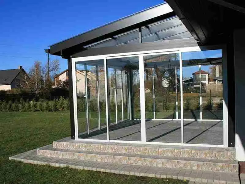 Остекление алюминиевыми окнами терраса Алюминиевые окна на террасу