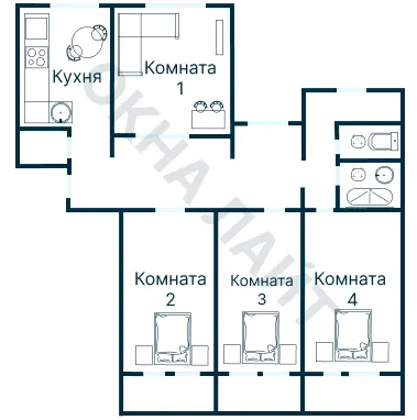 Планировка 1013