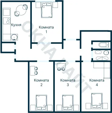 Планировка 1016