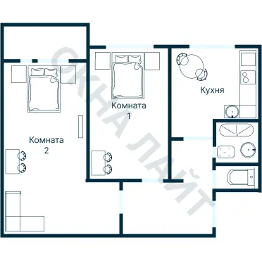 Планировка 1019