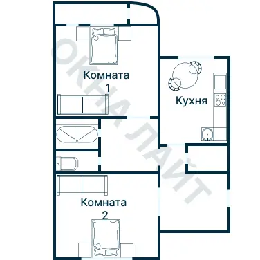 Планировка 1055