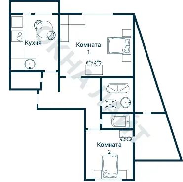 Планировка 2104