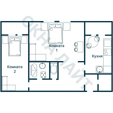 Планировка 2118