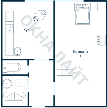 Остекление планировки 2149 дома ГМС-2001