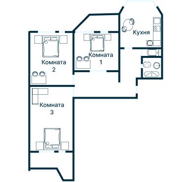 Планировка 2208