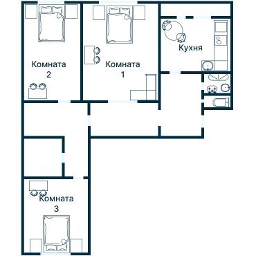 Планировка 2233