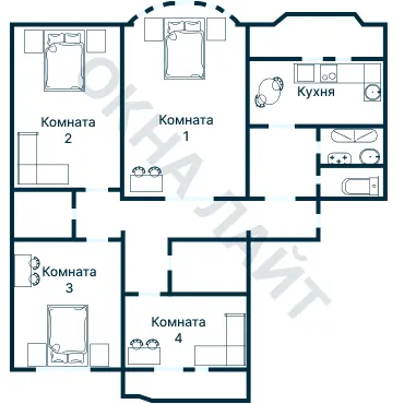 Планировка 2268