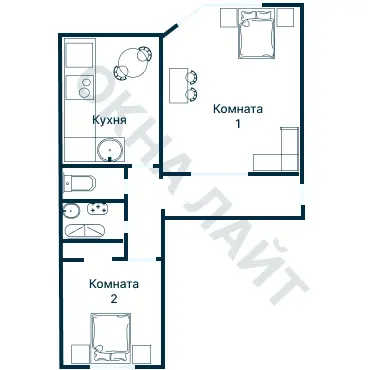 Планировка 2306
