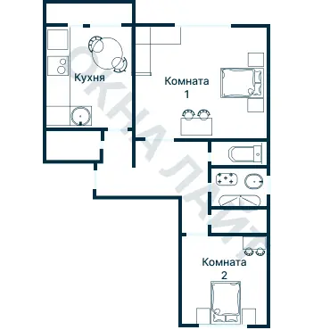 Планировка 2402