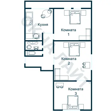 Планировка 2450