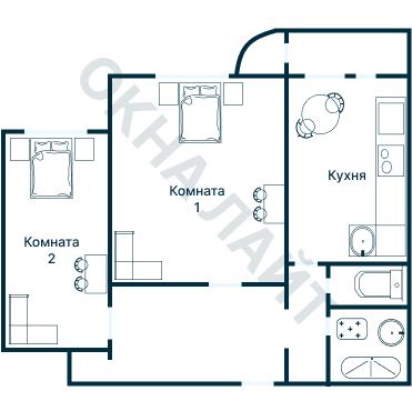 Планировка 1280