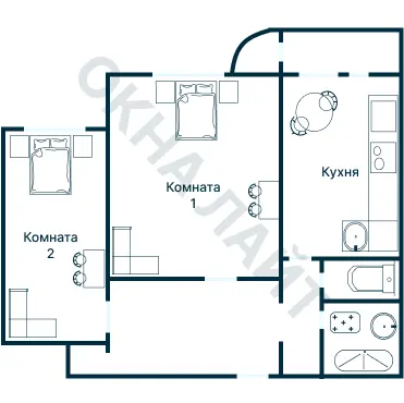 Планировка 1280