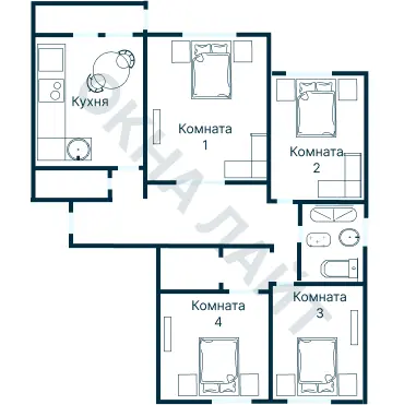 Планировка 1307