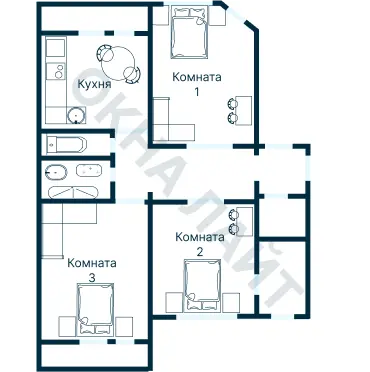 Планировка 1460