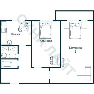 Планировка 1359