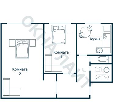 Планировка 1364