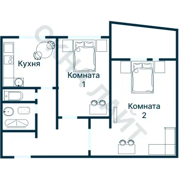 Планировка 1372
