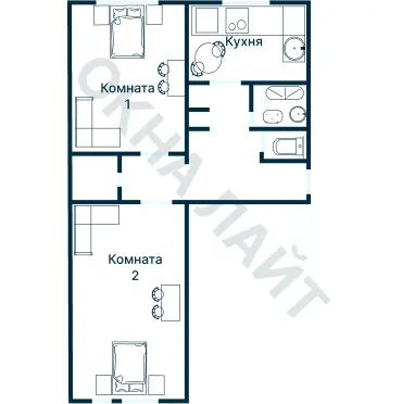 Планировка 1407