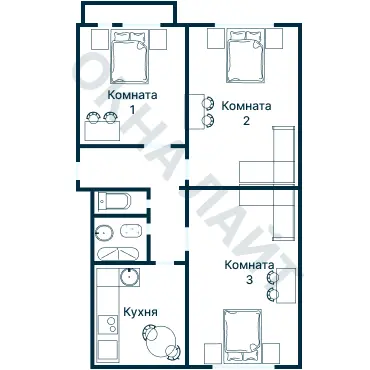 Планировка 1425