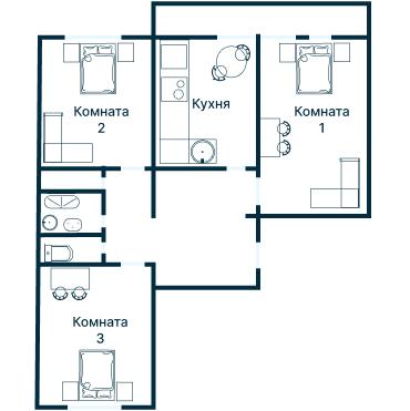 Планировка 2525