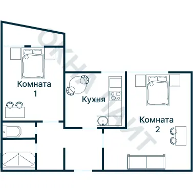 Планировка 1540