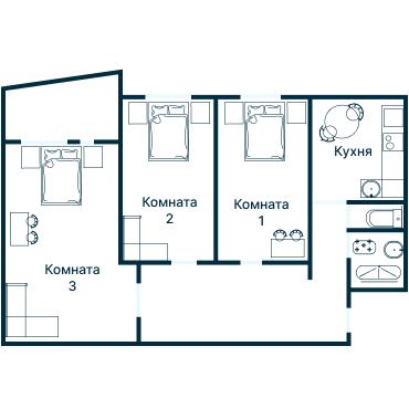 Планировка 1543