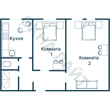 Остекление планировки 1561 дома II-05