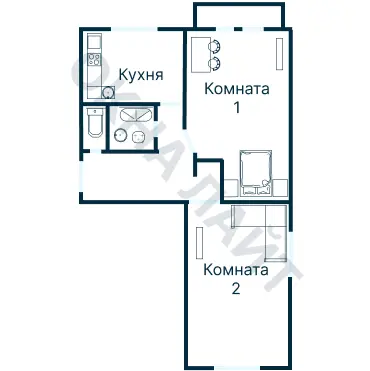 Планировка 1604