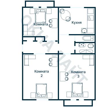 Планировка 1644