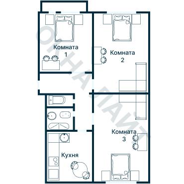 Планировка 1663