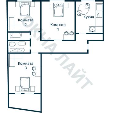 Планировка 1671