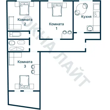 Планировка 1671