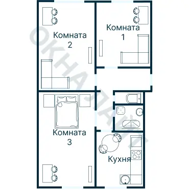 Планировка 1673