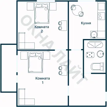 Планировка 1732