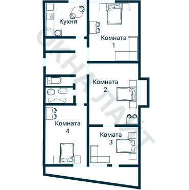 Планировка 1738
